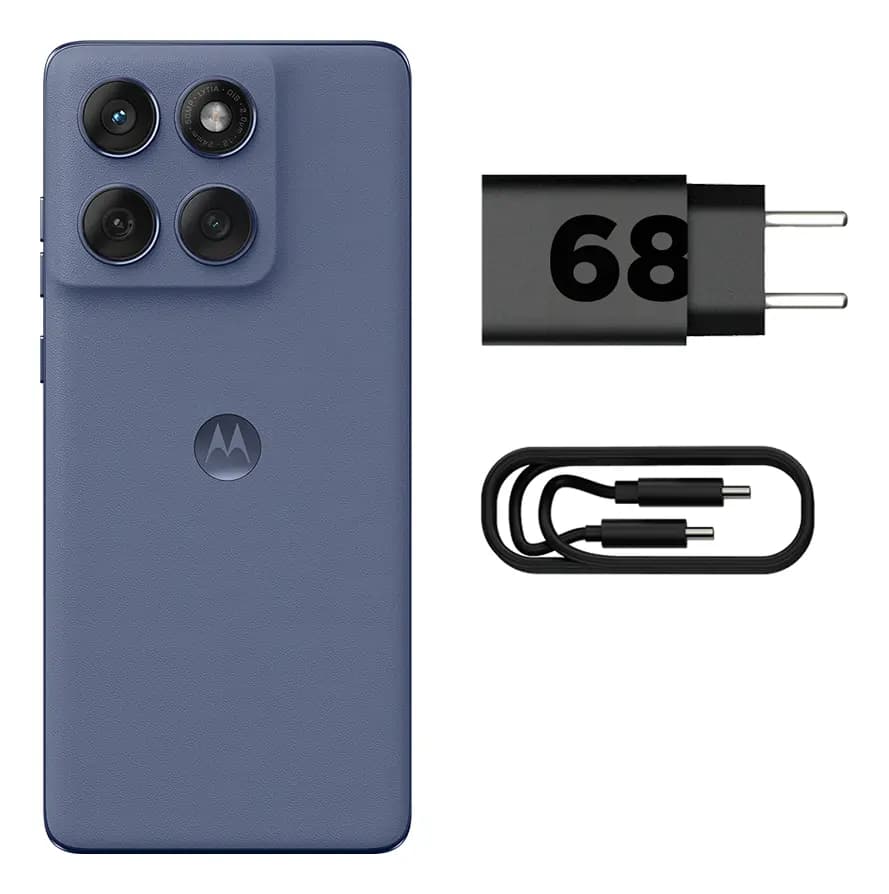 Motorola Edge 60 Fusion 5G 256GB: Na caixa: carregador de 68 W e cabo USB-C
